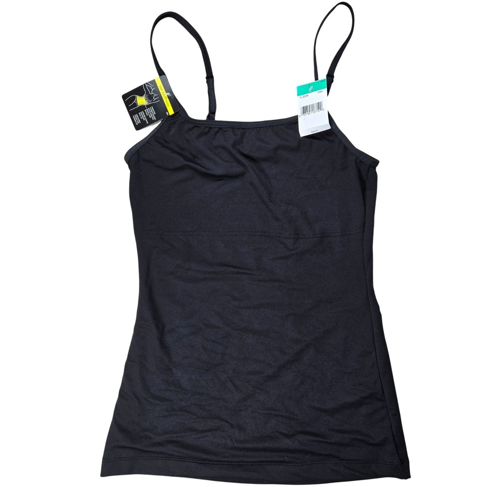 Maidenform Firm Control Shapewear Long Length Shaping Cami Black FL3266 L NWT